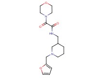 N-{[1-(2-furylmethyl)piperidin-3-yl]methyl}-2-morpholin-4-yl-2-oxoacetamide