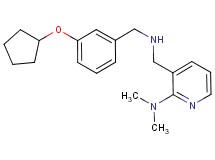 3-({[3-(cyclopentyloxy)benzyl]amino}methyl)-N,N-dimethyl-2-pyridinamine