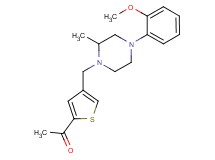 1-(4-{[4-(2-methoxyphenyl)-2-methylpiperazin-1-yl]methyl}-2-thienyl)ethanone