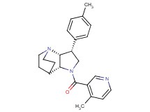 (3R*,3aR*,7aR*)-3-(4-methylphenyl)-1-[(4-methylpyridin-3-yl)carbonyl]octahydro-4,7-ethanopyrrolo[3,2-b]pyridine