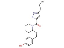 4-(2-{1-[(3-propyl-1H-pyrazol-5-yl)carbonyl]piperidin-2-yl}ethyl)phenol