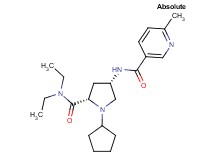 N-{(3S,5S)-1-cyclopentyl-5-[(diethylamino)carbonyl]pyrrolidin-3-yl}-6-methylnicotinamide