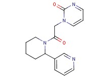1-[2-oxo-2-(2-pyridin-3-ylpiperidin-1-yl)ethyl]pyrimidin-2(1H)-one