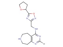N-{[5-(tetrahydrofuran-2-yl)-1,2,4-oxadiazol-3-yl]methyl}-6,7,8,9-tetrahydro-5H-pyrimido[4,5-d]azepin-4-amine