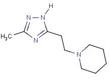 1-[2-(3-methyl-1H-1,2,4-triazol-5-yl)ethyl]piperidine