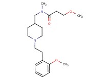 3-methoxy-N-({1-[2-(2-methoxyphenyl)ethyl]-4-piperidinyl}methyl)-N-methylpropanamide