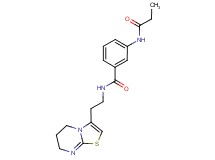 N-[2-(6,7-dihydro-5H-[1,3]thiazolo[3,2-a]pyrimidin-3-yl)ethyl]-3-(propionylamino)benzamide
