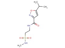 5-isopropyl-N-{2-[(methylamino)sulfonyl]ethyl}-3-isoxazolecarboxamide