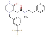 N-methyl-2-{3-oxo-1-[3-(trifluoromethyl)benzyl]-2-piperazinyl}-N-(2-phenylethyl)acetamide
