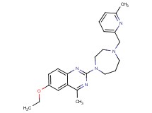 6-ethoxy-4-methyl-2-{4-[(6-methyl-2-pyridinyl)methyl]-1,4-diazepan-1-yl}quinazoline