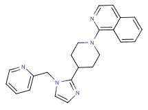 1-{4-[1-(2-pyridinylmethyl)-1H-imidazol-2-yl]-1-piperidinyl}isoquinoline