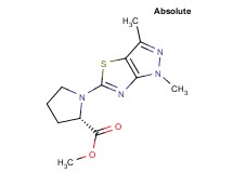 methyl 1-(1,3-dimethyl-1H-pyrazolo[3,4-d][1,3]thiazol-5-yl)-L-prolinate