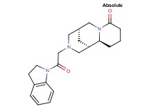 (1S,5R,11aS)-3-[2-(2,3-dihydro-1H-indol-1-yl)-2-oxoethyl]decahydro-8H-1,5-methanopyrido[1,2-a][1,5]diazocin-8-one