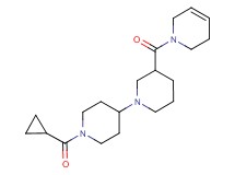1'-(cyclopropylcarbonyl)-3-(3,6-dihydropyridin-1(2H)-ylcarbonyl)-1,4'-bipiperidine