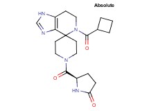 (5R)-5-{[5-(cyclobutylcarbonyl)-1,5,6,7-tetrahydro-1'H-spiro[imidazo[4,5-c]pyridine-4,4'-piperidin]-1'-yl]carbonyl}pyrrolidin-2-one
