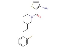 2-({3-[2-(2-fluorophenyl)ethyl]-1-piperidinyl}carbonyl)-3-thiophenamine