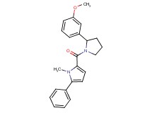 2-{[2-(3-methoxyphenyl)-1-pyrrolidinyl]carbonyl}-1-methyl-5-phenyl-1H-pyrrole