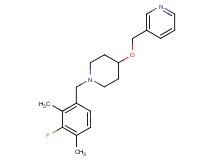 3-({[1-(3-fluoro-2,4-dimethylbenzyl)piperidin-4-yl]oxy}methyl)pyridine