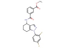 methyl 3-({[1-(2,4-difluorophenyl)-4,5,6,7-tetrahydro-1H-indazol-4-yl]amino}carbonyl)benzoate