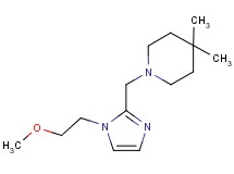 1-{[1-(2-methoxyethyl)-1H-imidazol-2-yl]methyl}-4,4-dimethylpiperidine