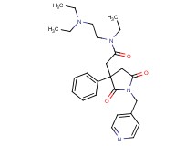 N-[2-(diethylamino)ethyl]-2-[2,5-dioxo-3-phenyl-1-(4-pyridinylmethyl)-3-pyrrolidinyl]-N-ethylacetamide