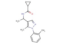 N-{1-[5-methyl-1-(2-methylphenyl)-1H-pyrazol-4-yl]ethyl}cyclopropanecarboxamide