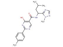 4-hydroxy-N-[3-methyl-1-(1-methyl-1H-1,2,4-triazol-5-yl)butyl]-2-(4-methylphenyl)pyrimidine-5-carboxamide
