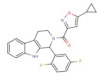 2-[(5-cyclopropyl-3-isoxazolyl)carbonyl]-1-(2,5-difluorophenyl)-2,3,4,9-tetrahydro-1H-beta-carboline