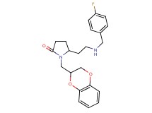 1-(2,3-dihydro-1,4-benzodioxin-2-ylmethyl)-5-{2-[(4-fluorobenzyl)amino]ethyl}-2-pyrrolidinone