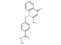 N-methyl-4-[(2-methyl-4-oxoquinolin-1(4H)-yl)methyl]benzamide