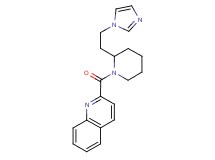 2-({2-[2-(1H-imidazol-1-yl)ethyl]-1-piperidinyl}carbonyl)quinoline