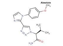 (2S)-2-{4-[1-(4-methoxyphenyl)-1H-imidazol-2-yl]-1H-1,2,3-triazol-1-yl}-3-methylbutanamide
