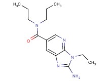 2-amino-3-ethyl-N,N-dipropyl-3H-imidazo[4,5-b]pyridine-6-carboxamide