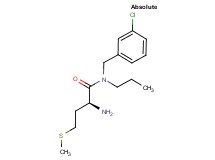 (2S)-2-amino-N-(3-chlorobenzyl)-4-(methylthio)-N-propylbutanamide