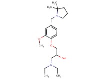 1-(diethylamino)-3-{4-[(2,2-dimethylpyrrolidin-1-yl)methyl]-2-methoxyphenoxy}propan-2-ol