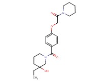 3-ethyl-1-[4-(2-oxo-2-piperidin-1-ylethoxy)benzoyl]piperidin-3-ol