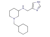 1-(cyclohexylmethyl)-N-(1H-imidazol-4-ylmethyl)-3-piperidinamine