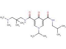 N-[3-(dimethylamino)-2,2-dimethylpropyl]-N'-isobutyl-1-isopropyl-4-oxo-1,4-dihydro-3,5-pyridinedicarboxamide
