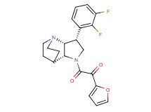 2-[(3R*,3aR*,7aR*)-3-(2,3-difluorophenyl)hexahydro-4,7-ethanopyrrolo[3,2-b]pyridin-1(2H)-yl]-1-(2-furyl)-2-oxoethanone