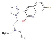 3-{1-[2-(diethylamino)ethyl]-1H-imidazol-2-yl}-7-fluoro-2-quinolinol