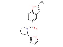 2-(2-furyl)-1-[(2-methyl-1-benzofuran-5-yl)carbonyl]pyrrolidine