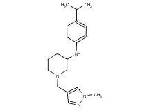 N-(4-isopropylphenyl)-1-[(1-methyl-1H-pyrazol-4-yl)methyl]-3-piperidinamine