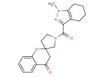 1'-[(1-methyl-4,5,6,7-tetrahydro-1H-indazol-3-yl)carbonyl]spiro[chromene-2,3'-pyrrolidin]-4(3H)-one