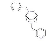 (1S*,5R*)-6-benzyl-3-(3-pyridinylmethyl)-3,6-diazabicyclo[3.2.2]nonane