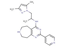 N-[2-(3,5-dimethyl-1H-pyrazol-1-yl)-1-methylethyl]-2-pyridin-4-yl-6,7,8,9-tetrahydro-5H-pyrimido[4,5-d]azepin-4-amine