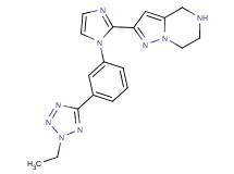2-{1-[3-(2-ethyl-2H-tetrazol-5-yl)phenyl]-1H-imidazol-2-yl}-4,5,6,7-tetrahydropyrazolo[1,5-a]pyrazine hydrochloride