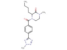 3-butyl-1-methyl-4-[4-(2-methyl-2H-tetrazol-5-yl)benzoyl]-2-piperazinone