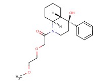 (4S*,4aS*,8aS*)-1-[(2-methoxyethoxy)acetyl]-4-phenyldecahydro-4-quinolinol