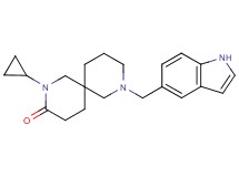 2-cyclopropyl-8-(1H-indol-5-ylmethyl)-2,8-diazaspiro[5.5]undecan-3-one