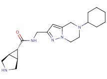 rel-(1R,5S,6r)-N-[(5-cyclohexyl-4,5,6,7-tetrahydropyrazolo[1,5-a]pyrazin-2-yl)methyl]-3-azabicyclo[3.1.0]hexane-6-carboxamide dihydrochloride